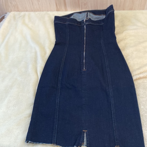 Like New! Anthropologie ❤️Pilcro Strapless Mini Dress - Picture 6 of 8